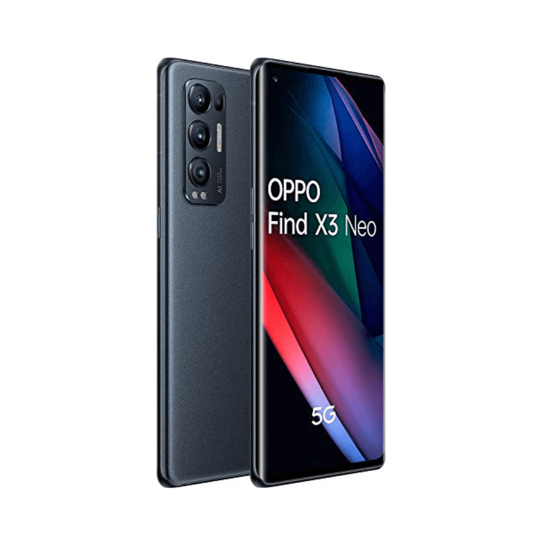 OPPO Find X3 Neo 5G (CPH2207) Dual SIM | 12GB+256GB | Factory Unlocked Global ROM Smartphone – Black