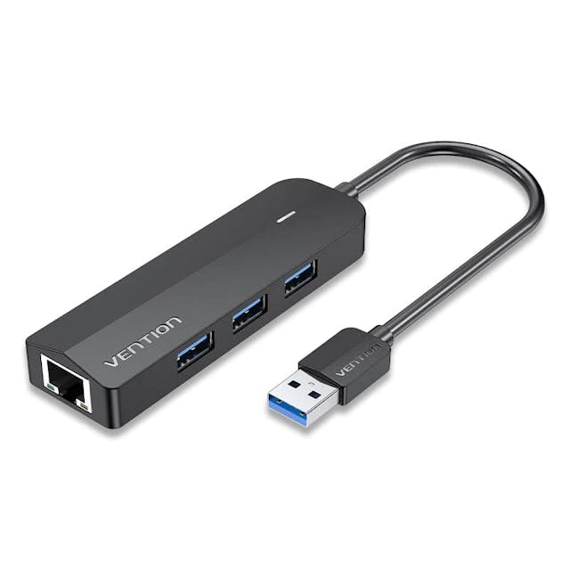 Vention CHNBB 3-Port USB 3.0 Hub with Gigabit Ethernet Adapter