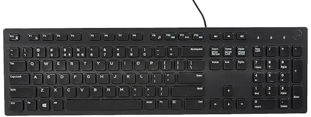 Dell Multimedia Keyboard (US English) - KB216 - Black