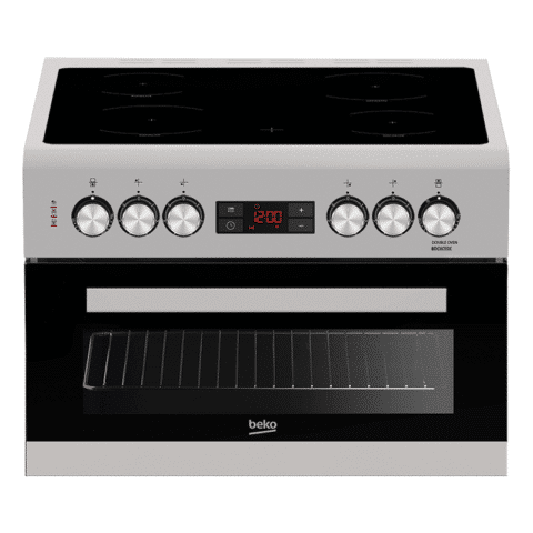 Beko BDC6C55X 60cm Double Oven Electric Cooker