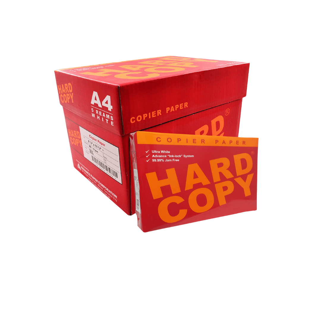 Hard Copy Bond Copier Paper – Box of 5 Reams, Premium Quality, 70gsm, High-Brightness