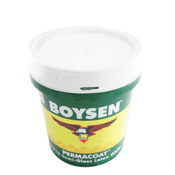 BOYSEN B-715 Permacoat Semi-Gloss Latex Paint White 16L – Lead-Safe Interior/Exterior