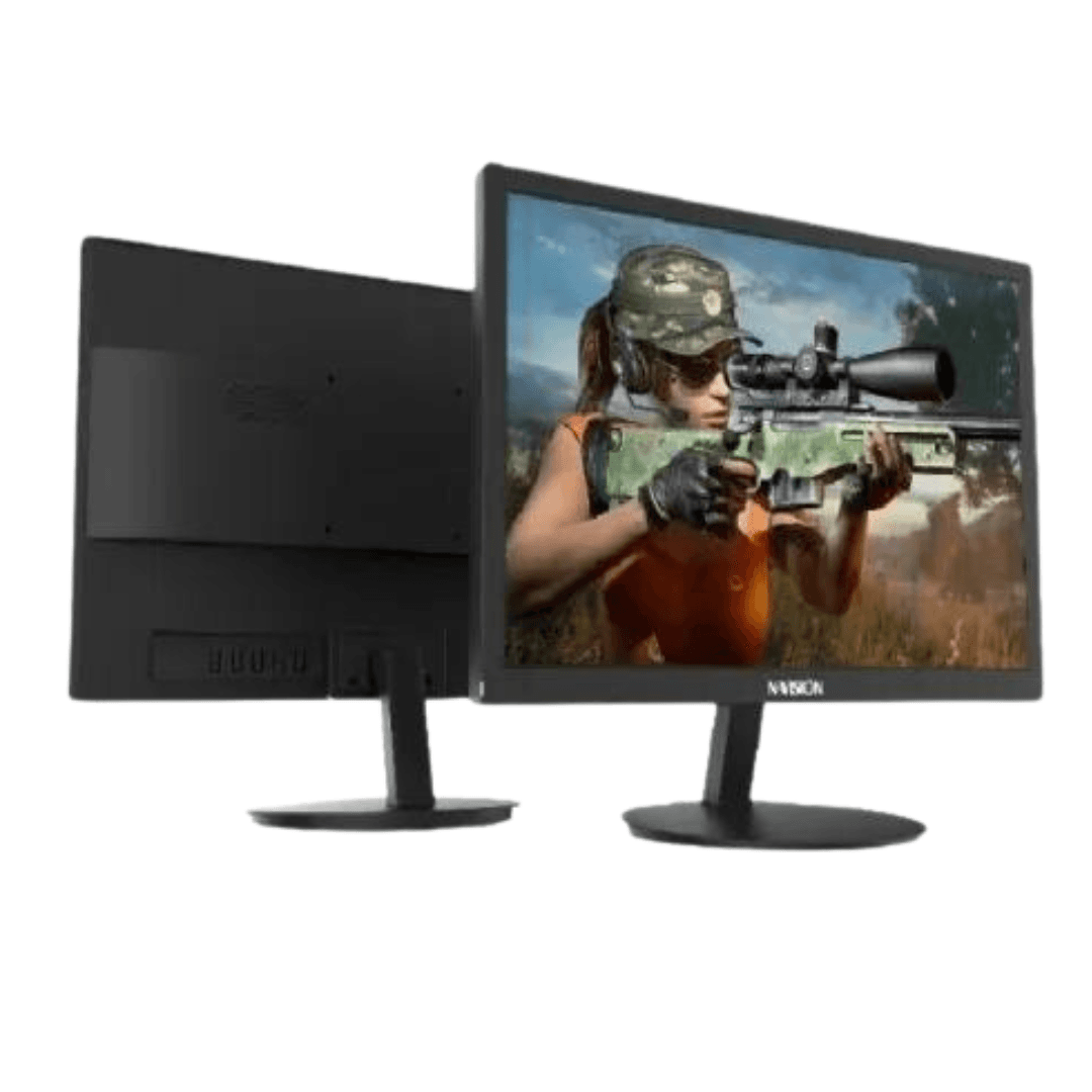 Nvision H22V6 21.5" LED Monitor | Full HD 1080p Display, 60Hz Refresh Rate, HDMI + VGA Input