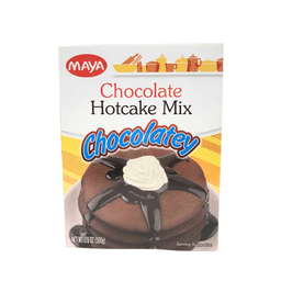 Maya Chocolate Hotcake Mix 500g x24 Fluffy Cocoa Pancake Mix Bulk Pack for Business Use