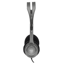 Logitech H110 Stereo Headset – Dual 3.5mm Jacks, Noise-Reducing Mic