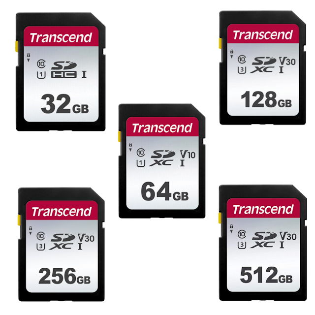 Transcend SDC300S SD Cards
