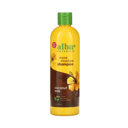 Alba Botanica Mega Moisture Shampoo – Coconut Milk Formula for Nourishing Daily Hair Hydration, 355ml