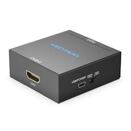 Vention RCA to‌ HDMI Converter (Female to Female) 1080p 60Hz AV Metal Adapter with Audio Video Sync