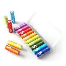 Xiaomi AA Alkaline Rainbow Batteries (10-pack)