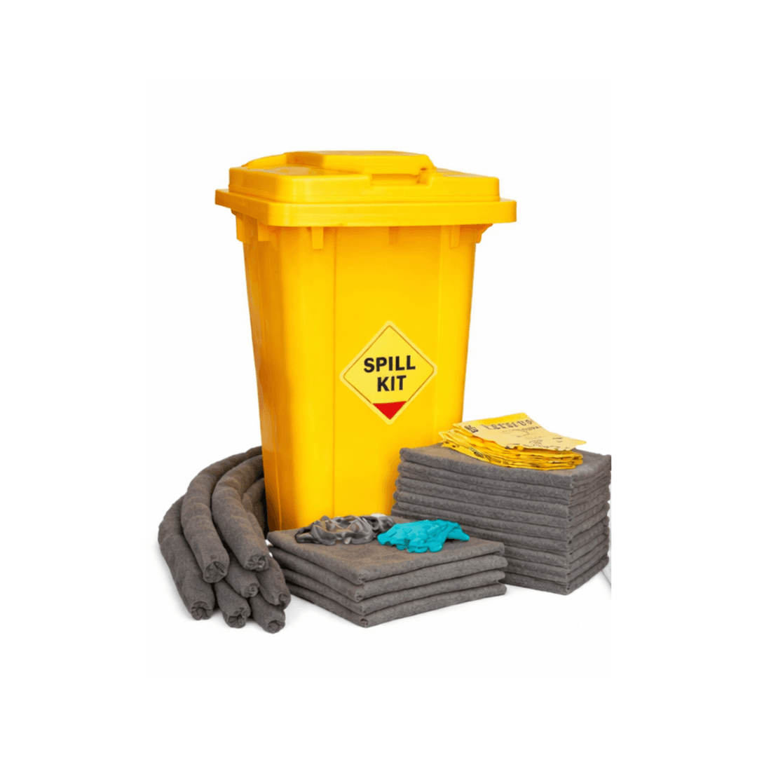 SPILLSAFE Universal Spill Kit Drum for Oil, Water, and Chemical Spill Containment