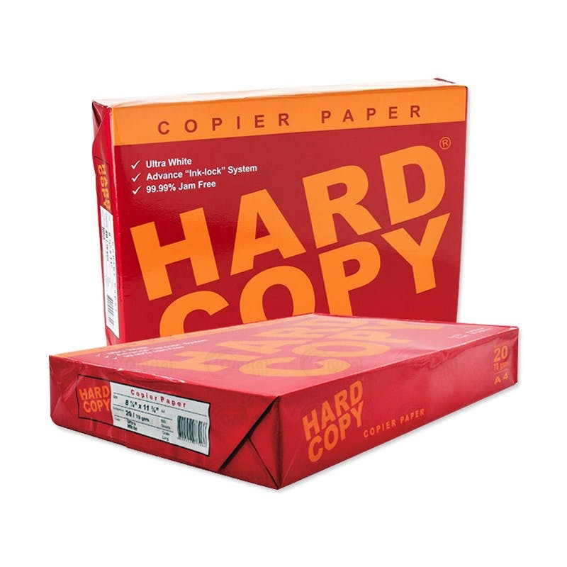 Hard Copy Paper Sub.20 70gsm (5 reams/box, 500 sheets per ream)