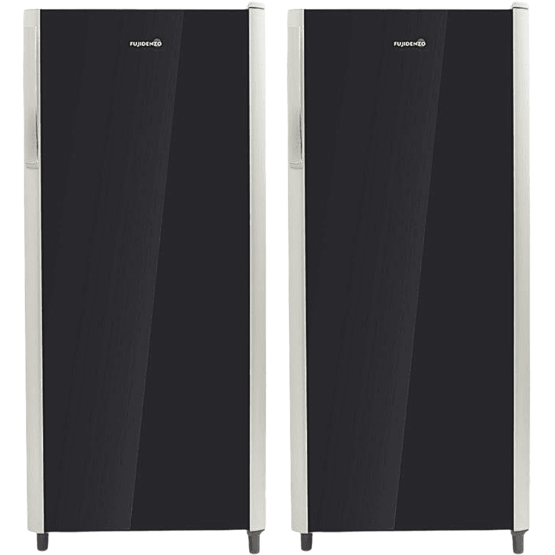 Fujidenzo RSD-68P 6.8 cu.ft Single Door Refrigerator | Direct Cool, Glass Door with Trim