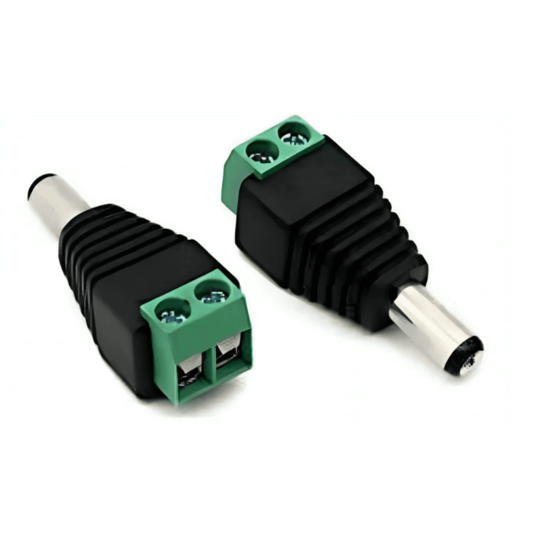 Dahua DH-PFM979-DCP | 5.5x2.1mm Male DC Power Connector | 50pcs | CCTV Bulk Screw Terminal Plug