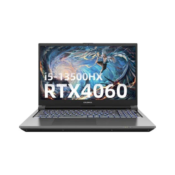Colorful X15 AT 23-HF56B16512E-G-SC | i5-13500HX | 15.6" QHD | 16GB DDR5 | 512GB SSD | Gaming Laptop ITWorld (Mist Grey) (Laptop Bag)
