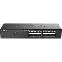 D-Link DGS-1016C 16-Port Gigabit Unmanaged Switch | Black