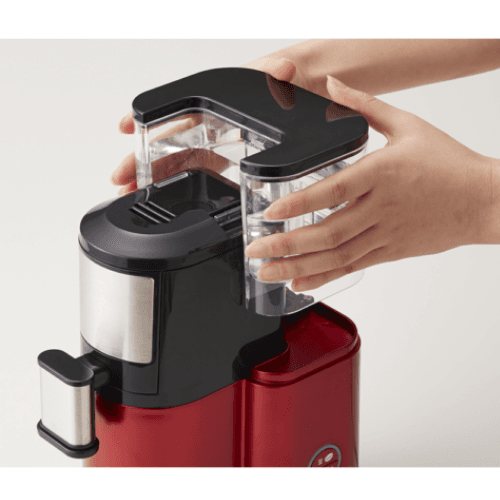 Koizumi KKM‑1001R Mini Grind & Brew Coffee Maker | 600W, 1–2 Cups, Built-in Grinder, Compact Design