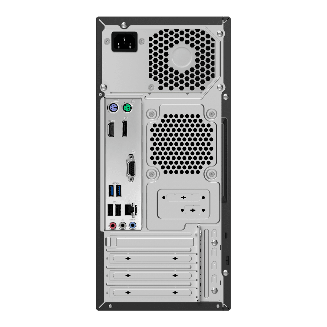 Asus S501MD Tower Desktop | i5-12400, 8GB RAM, 1TB HDD + 256GB SSD, Win 11 Home (512400014WS)