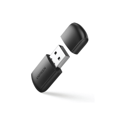 UGREEN (CM448-20204) AC650 11ac Dual-Band Wireless USB Adapter | Up to 650Mbps, 10cm, Gray