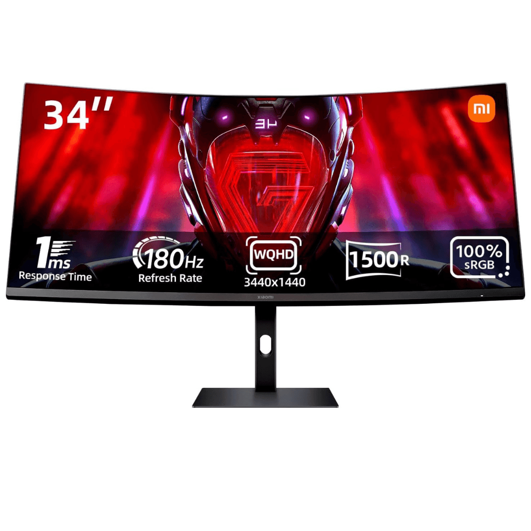 Xiaomi G34WQi 34" Curved Gaming Monitor – WQHD 144Hz HDR Ultra-Wide Display