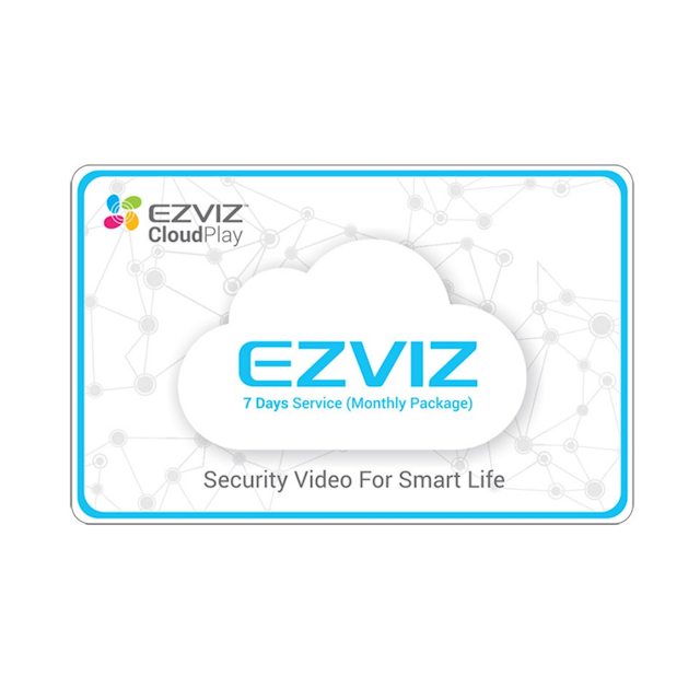Ezviz CloudPlay Storage Cloud Card 7 Monthly