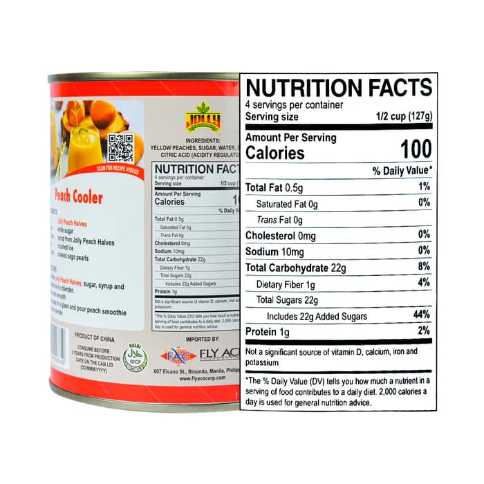 Jolly Peach Halves 825g