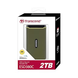 Transcend TS2TESD380C 2TB, USB 3.2 Gen 2, military-Grade Shockproof, R/W 2000mbps, type-C