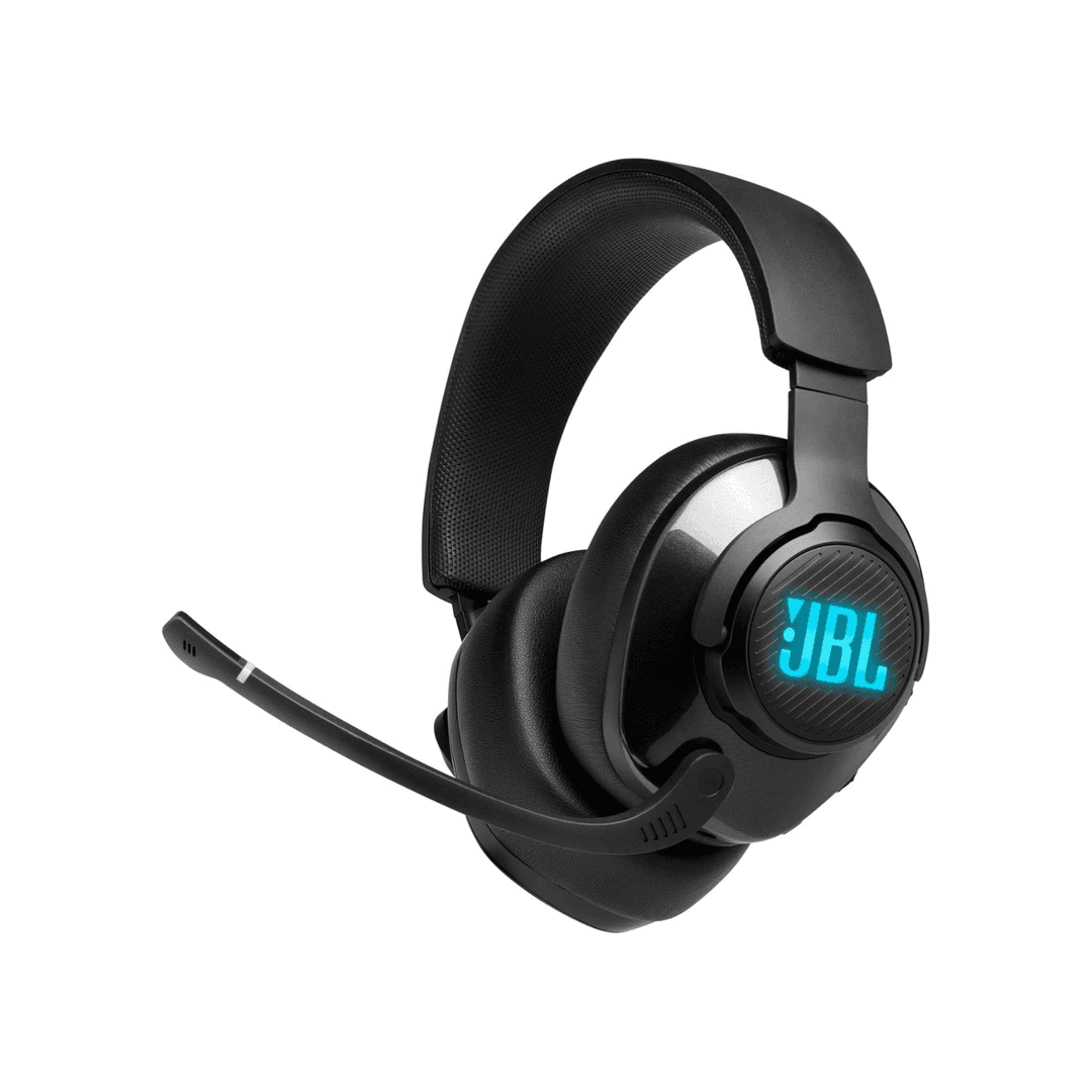 JBL Quantum 400 Black USB Gaming Headset I Over-Ear PC Gaming, Game-Chat Dial, Wired