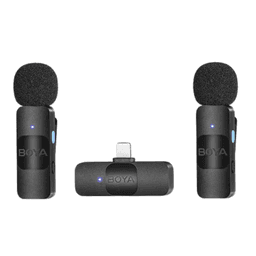 Boya BY-V2 | Wireless Dual Microphone | Lightning Receiver | 2.4GHz | For iPhone & iPad