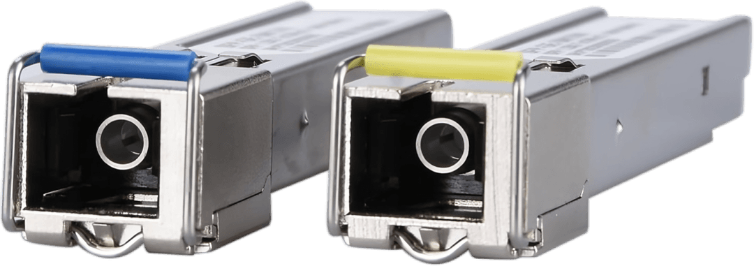 Fiber - Fiber SFP Module 1 Pair SC-SC 1.25Gpbs Single Mode Simplex 1310 ...