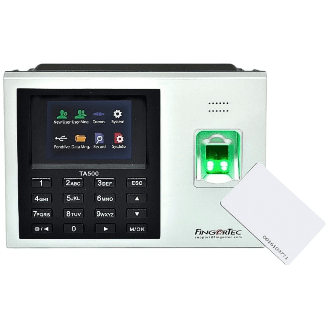 Midal Fingertech FingerTec - Fingertec TA-500R RFID Multimedia Fingerprint Colour Time ...