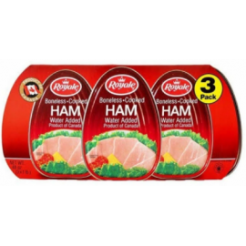 Royale Ham Boneless Cooked 3 pack 16 oz per can