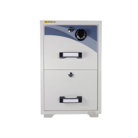 Falcon Fire Resistant Cabinet 2-Drawer | Gray